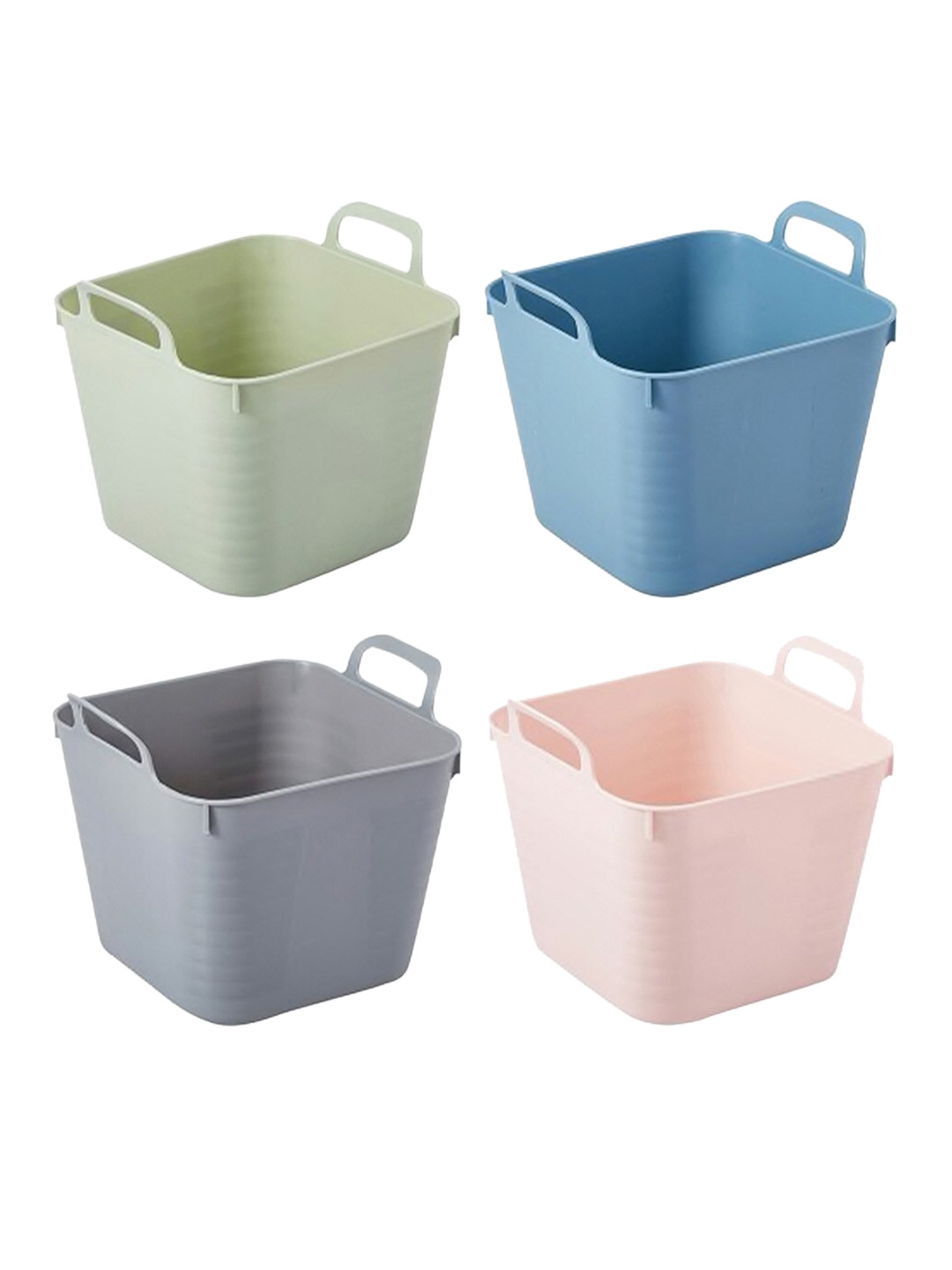 

Anko Grey 4 Pieces Mini Square Flexi Tubs