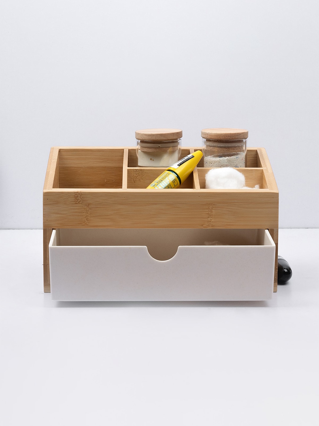 

Anko Beige Bamboo Drawer Organiser