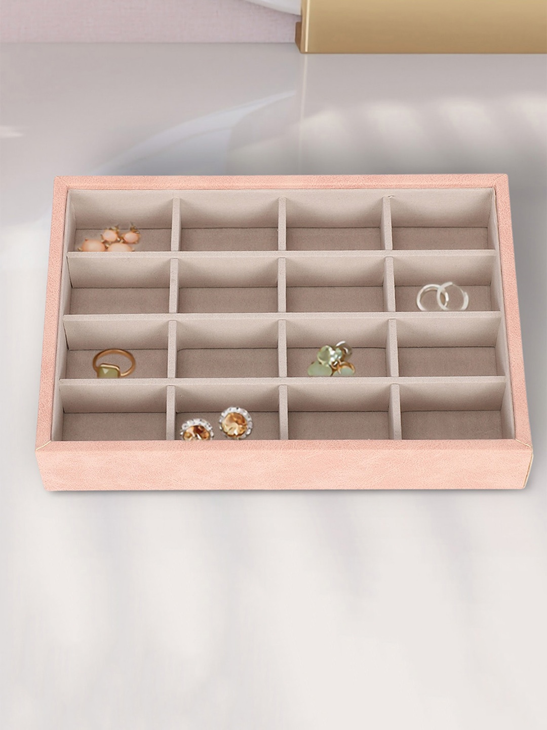 

Anko Pink Reusable 16 Slot Jewel Tray Organisers