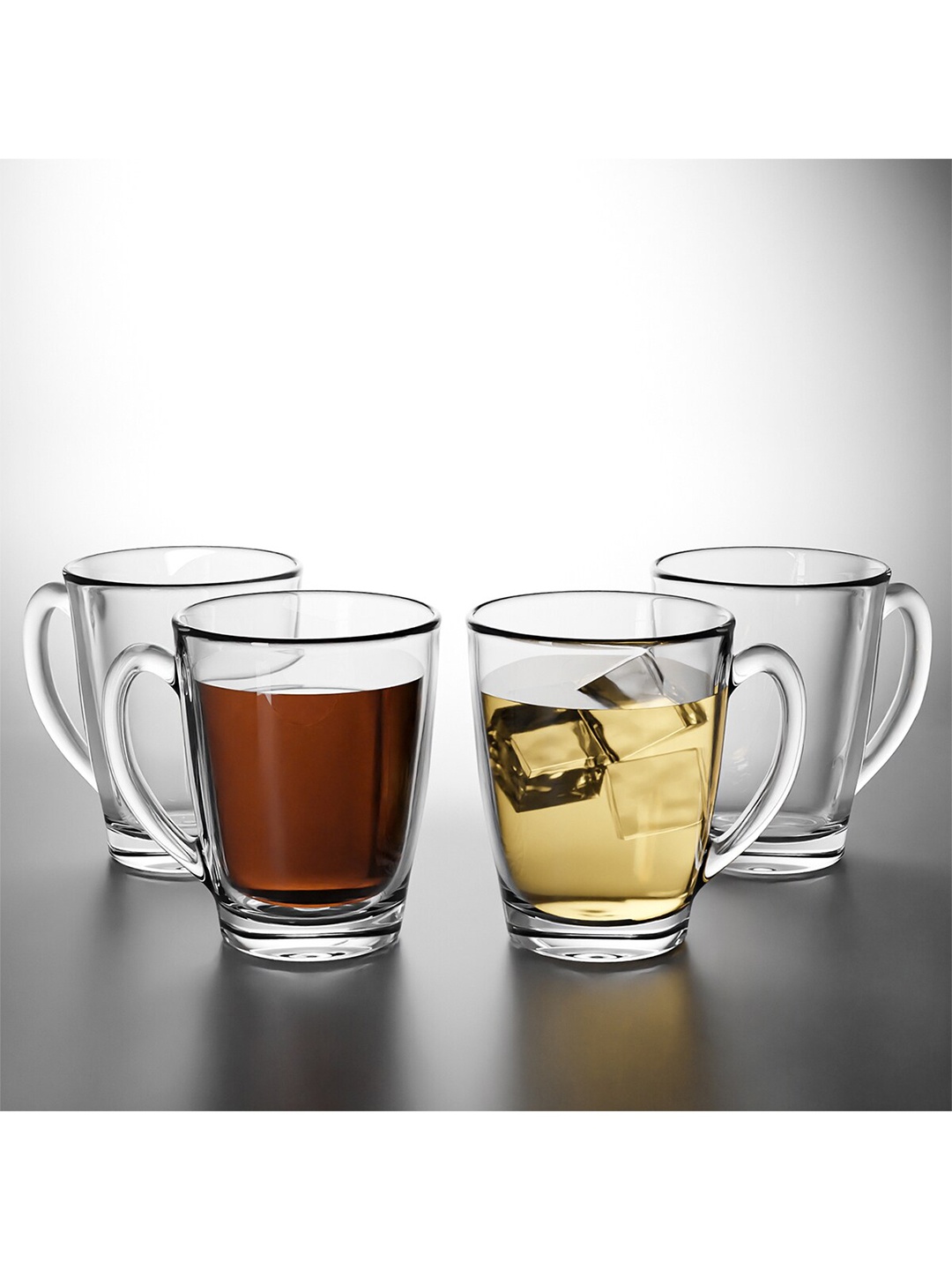 

Anko Transparent Solid Glass Glossy Mug - 320 ML