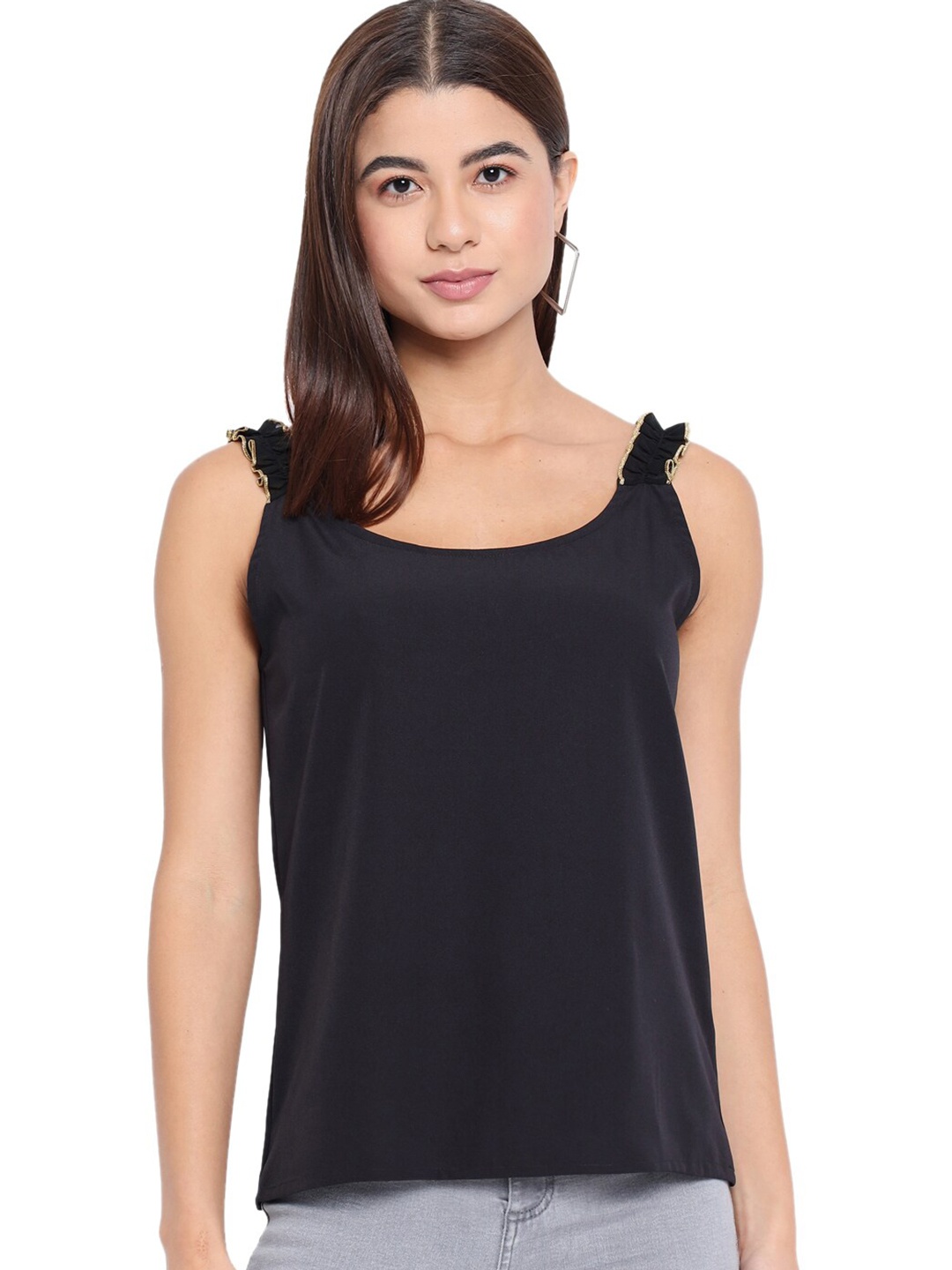 

BAESD Shoulder Strap Regular Top, Black