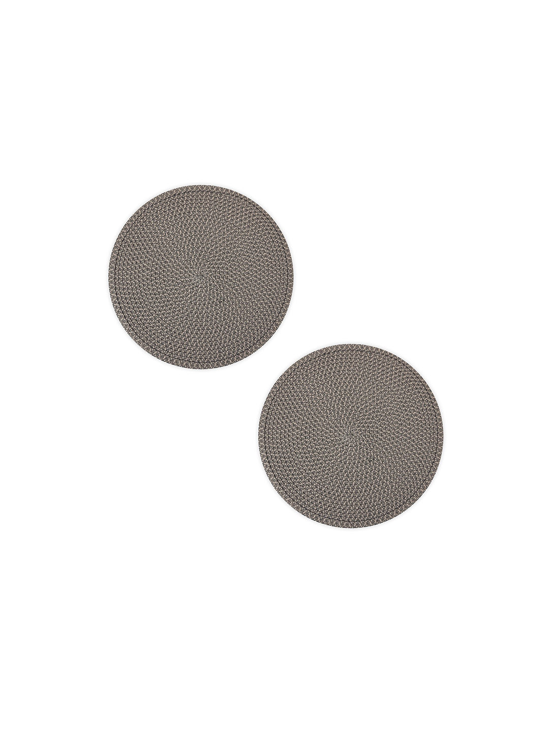 

Anko Set Of 2 Black Round Woven Placemat