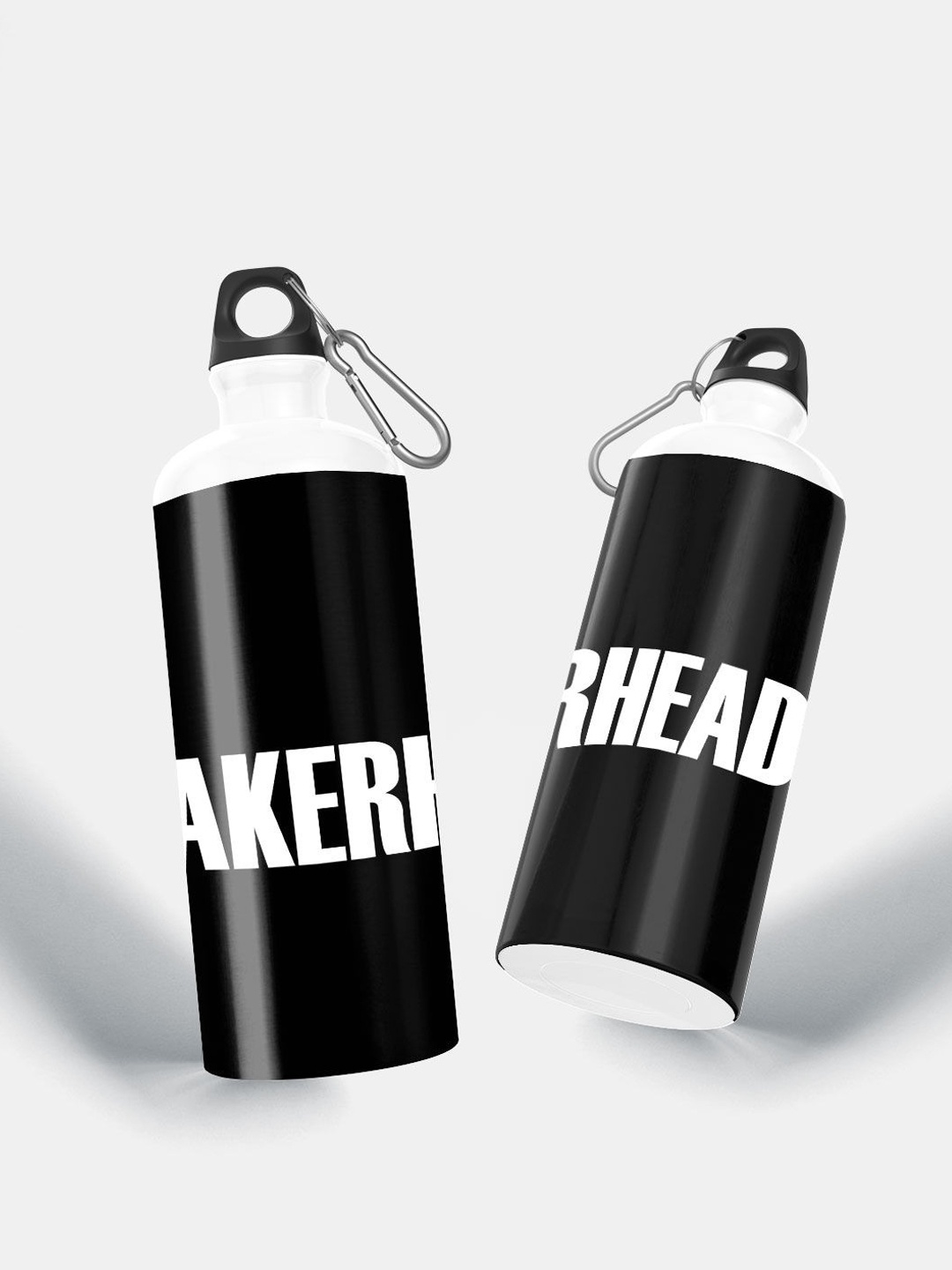 

macmerise Sneakerhead Black Printed Aluminium Sipper 750ml
