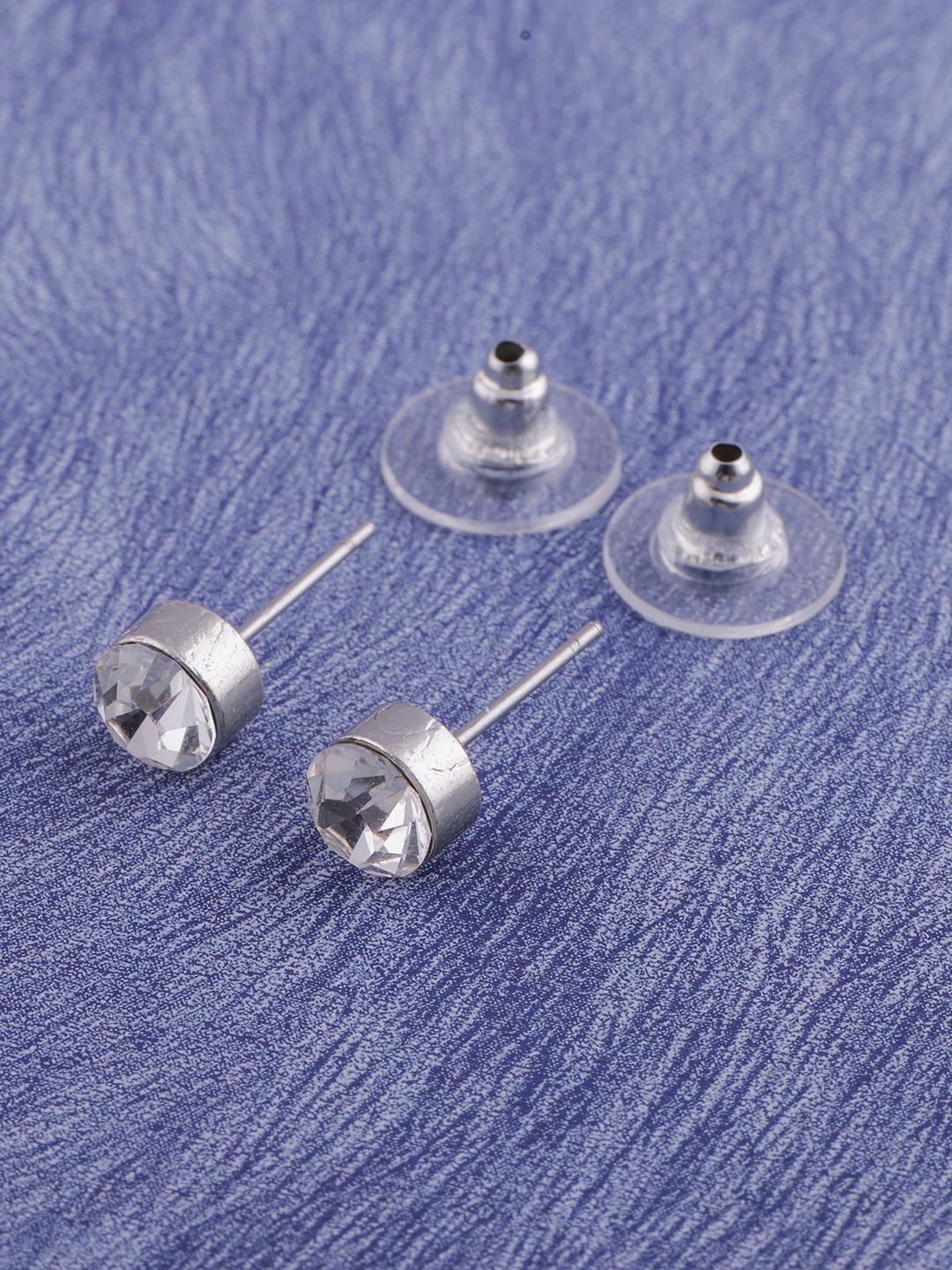 

Brandsoon Silver-Plated Contemporary Studs Earrings