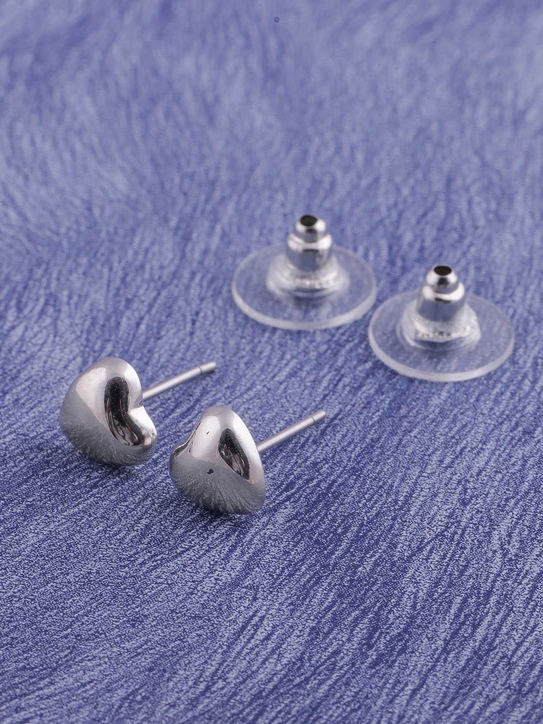 Brandsoon Silver-Plated Contemporary Studs Earrings