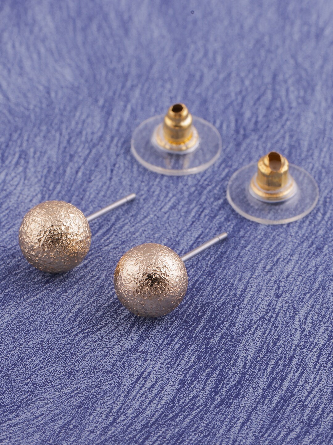 

Brandsoon Rose Gold-Plated Contemporary Studs Earrings