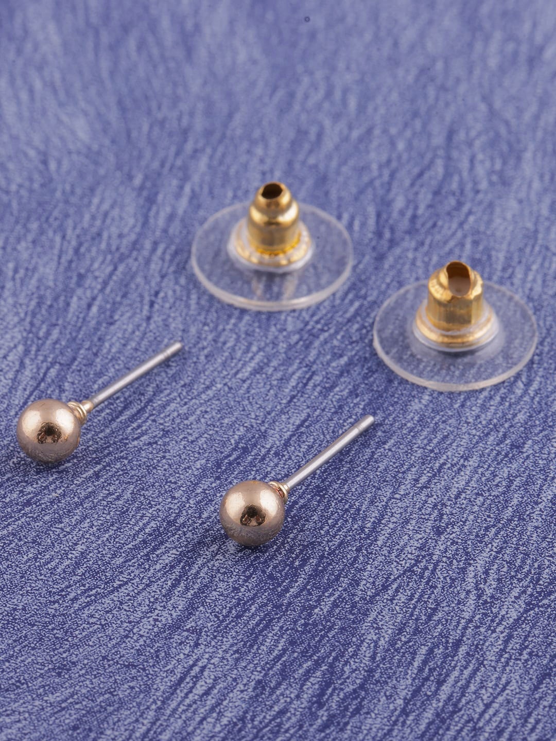 

Brandsoon Rose Gold-Plated Contemporary Stud Earrings