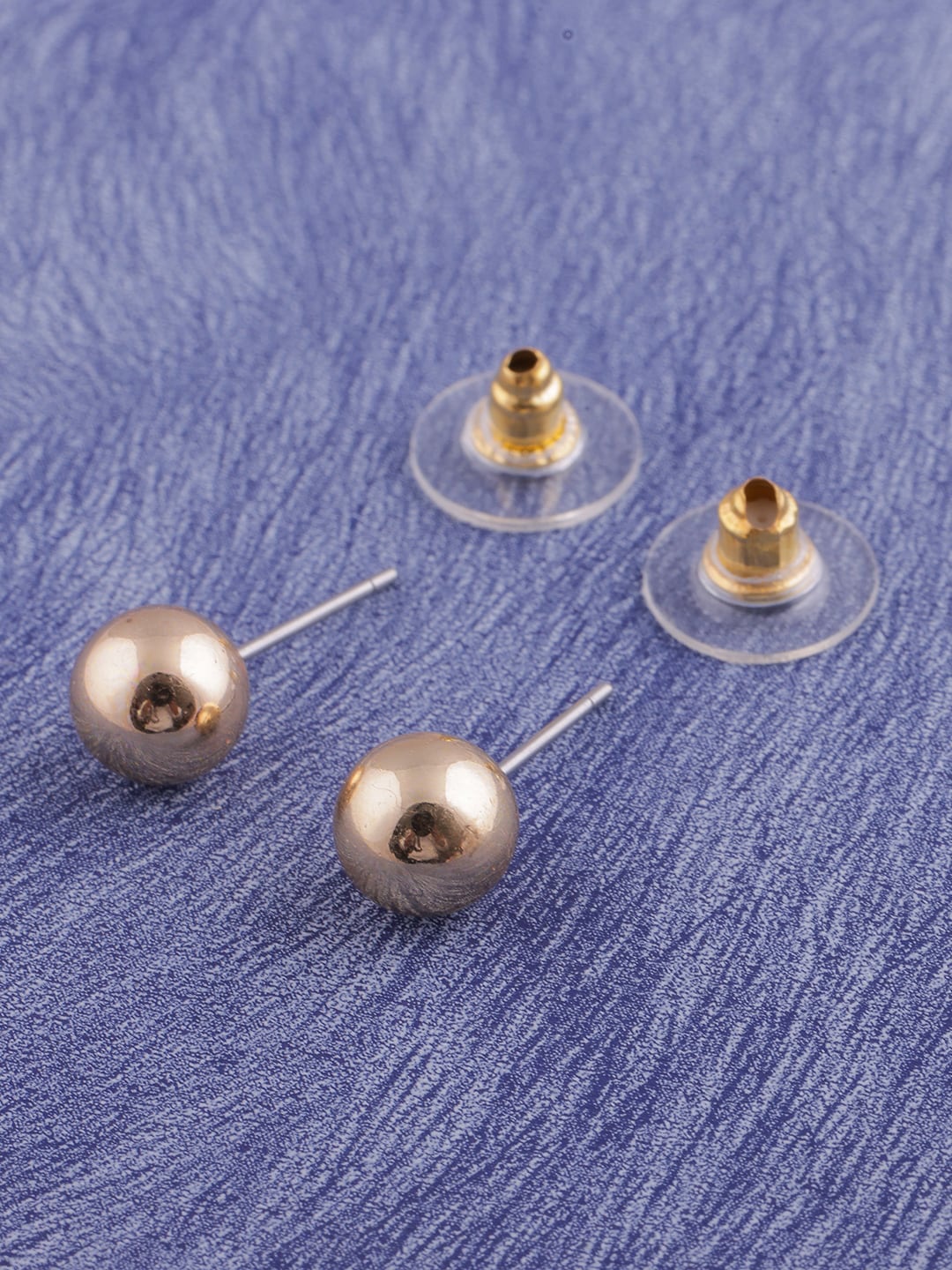 

Brandsoon Rose Gold-Plated Contemporary Stud Earrings