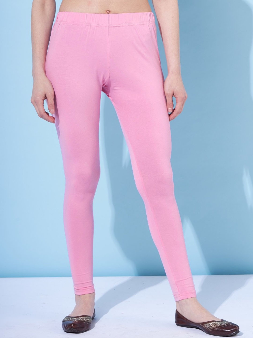 

BLACK SCISSOR Ankle Length Leggings, Pink