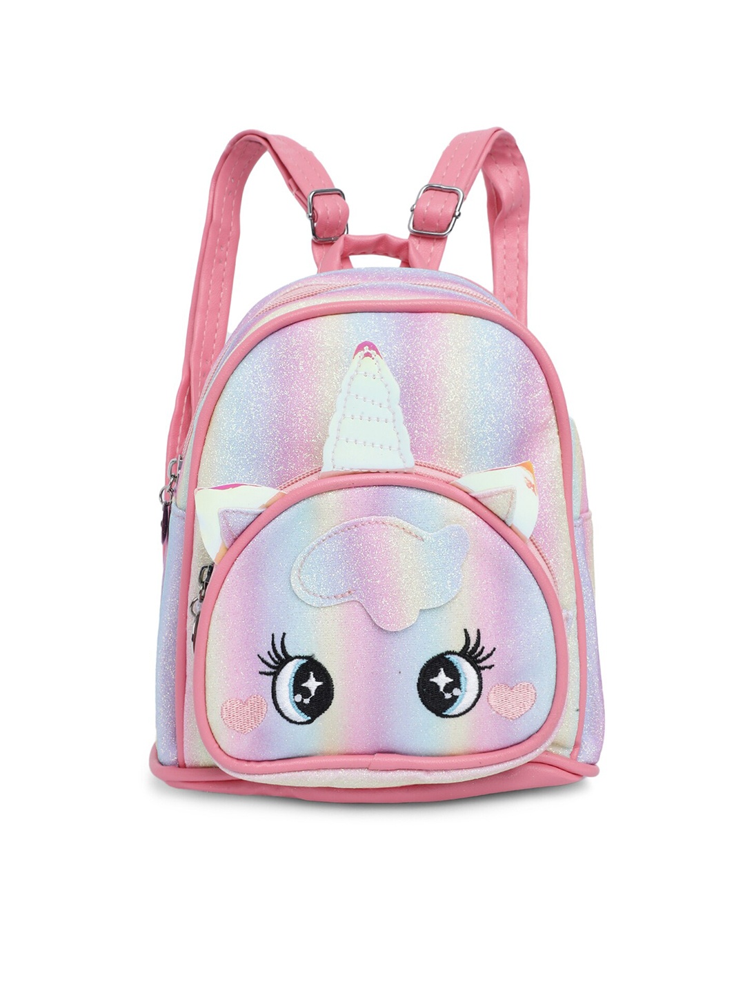 

Kids On Board Girls Applique Detail Non-Padded Small Backpack, Pink