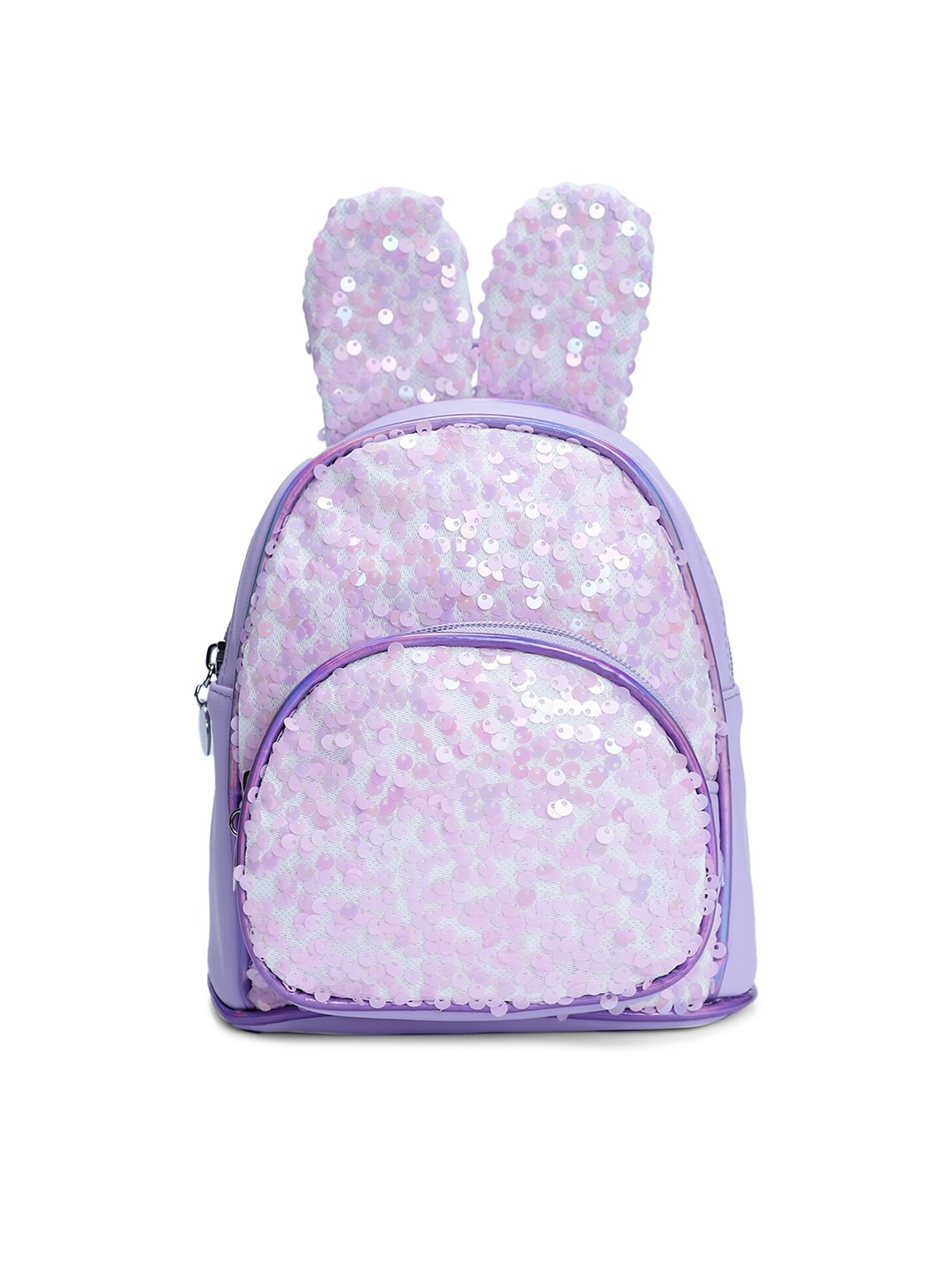 

Kids On Board Girls Sequined Embellished Non-Padded Small Backpack, Lavender
