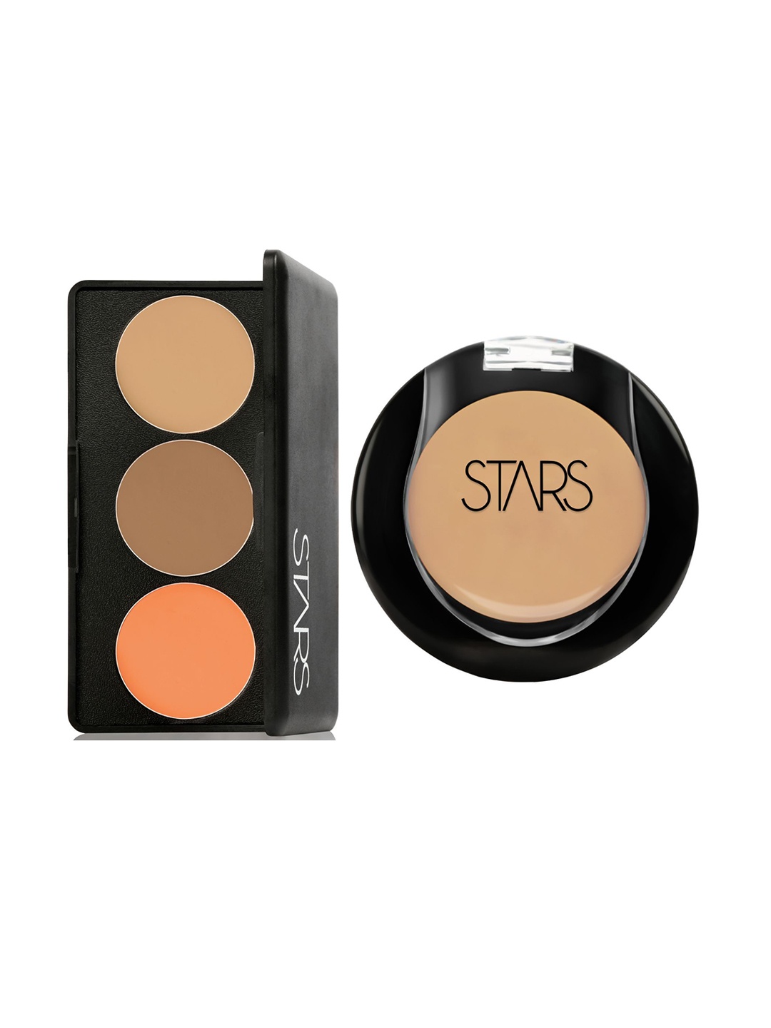 

Stars Cosmetics Set of Face Makeup Concealer & Palette, Beige