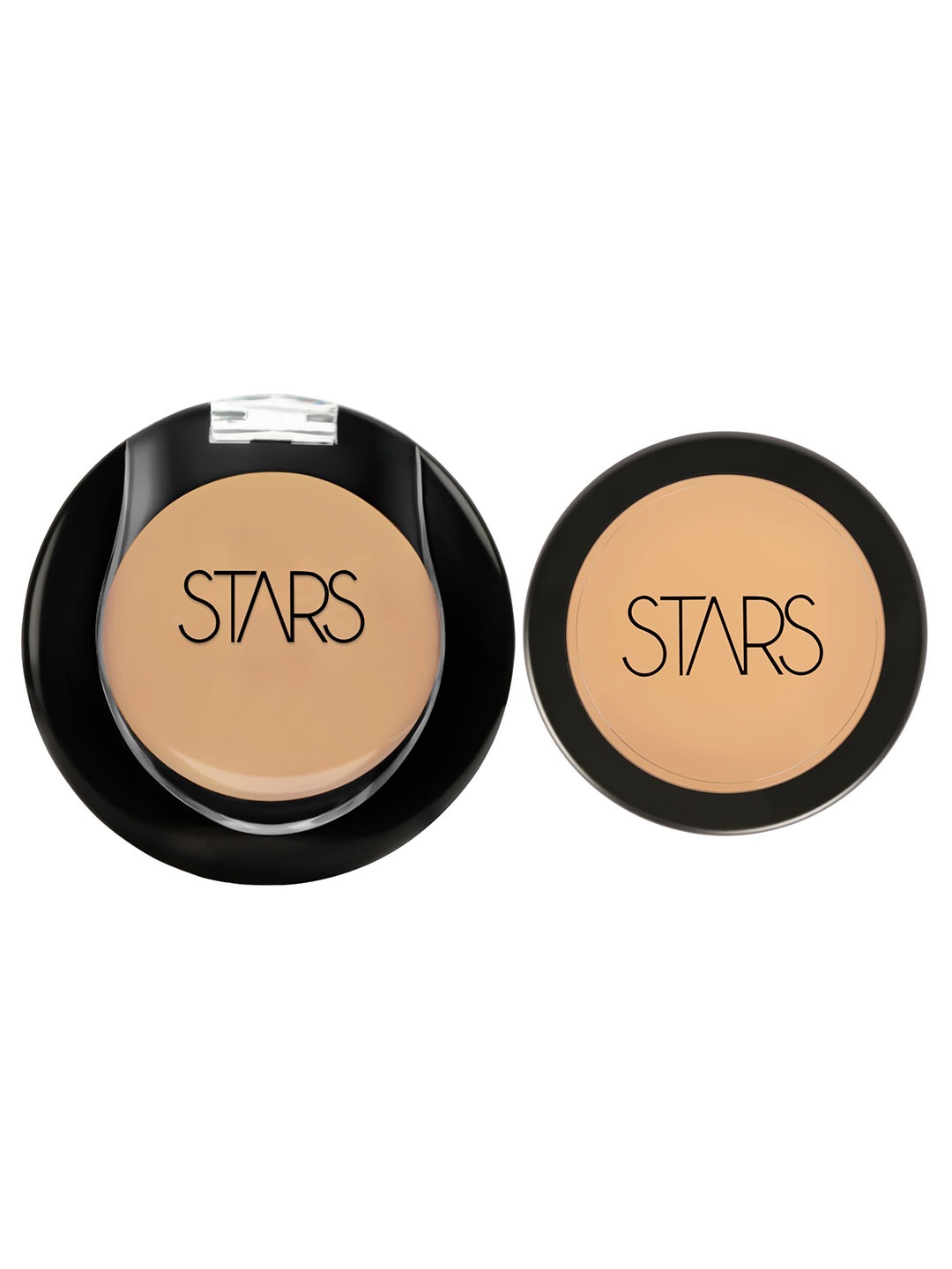 

Stars Cosmetics Set of Face Makeup Cream Concealer - Medium & Foundation FS29, Black