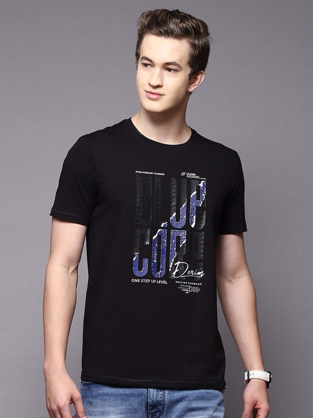 

Monte Carlo Typography Printed Short Sleeves T-shirt, Black