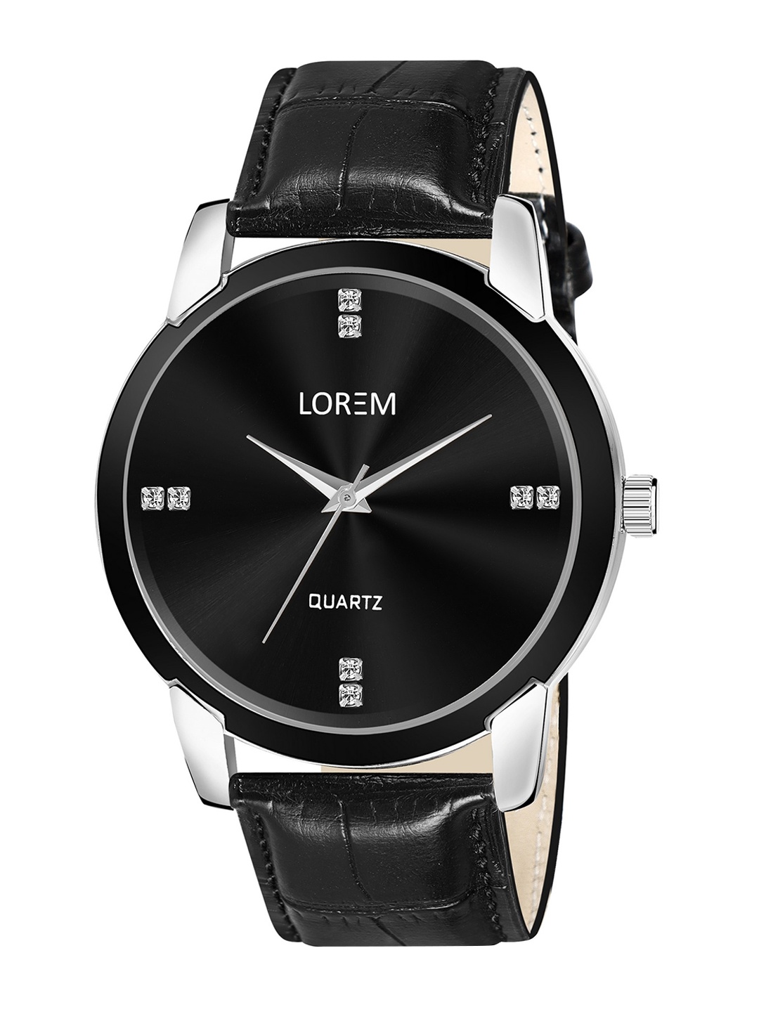 

LOREM Men Straps Analogue Watch LR96-CM, Black
