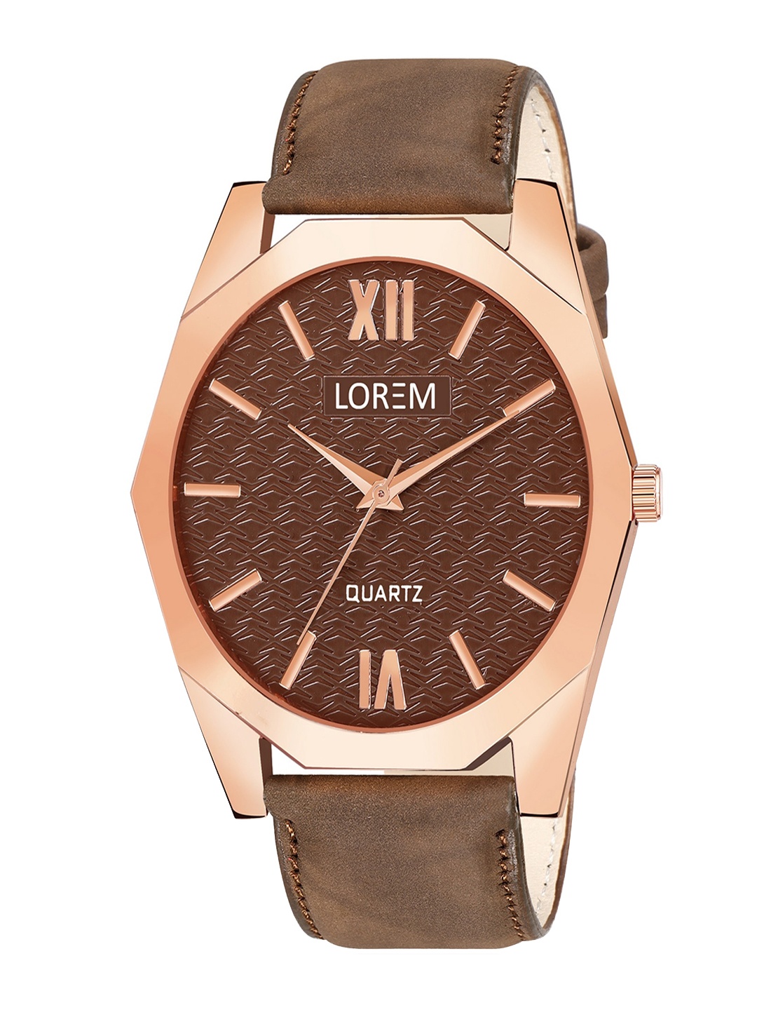 

LOREM Men Straps Analogue Watch LR83-CM, Brown
