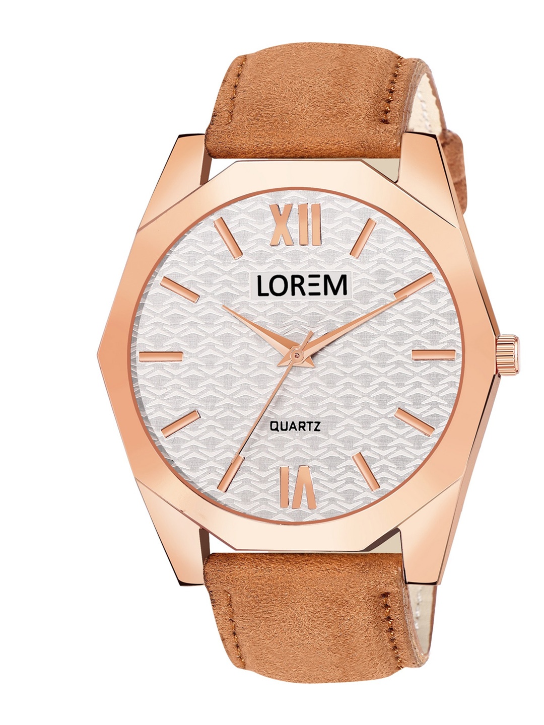 

LOREM Men Straps Analogue Watch LR84-CM, Silver