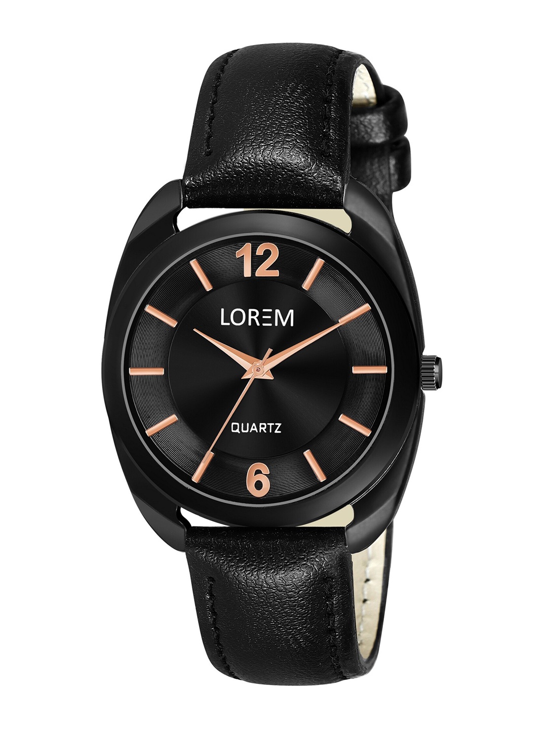 

LOREM Women Straps Analogue Watch LR322-CM, Black