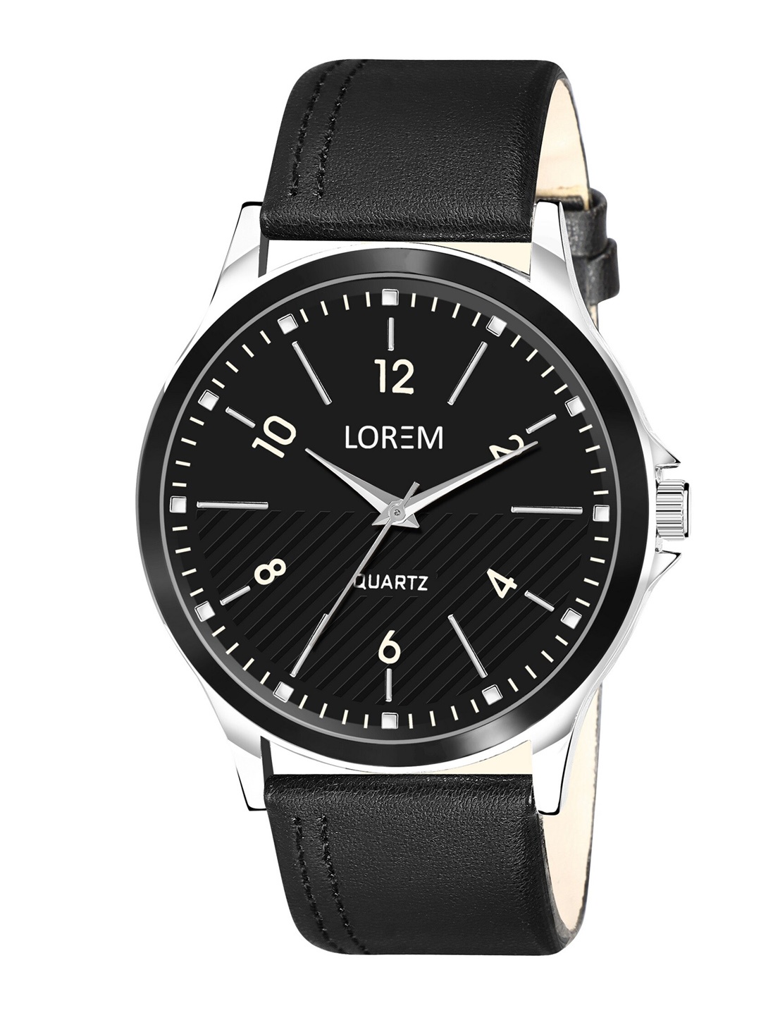 

LOREM Men Straps Analogue Watch LR93-CM, Black
