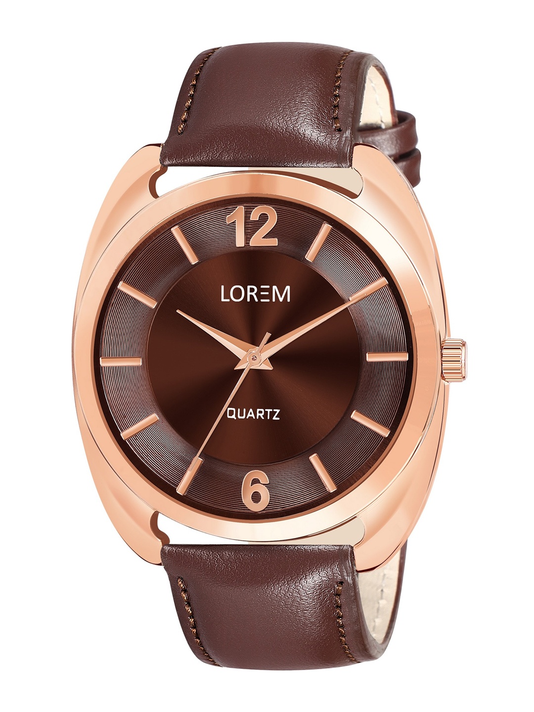 

LOREM Men Straps Analogue Watch LR77-CM, Brown