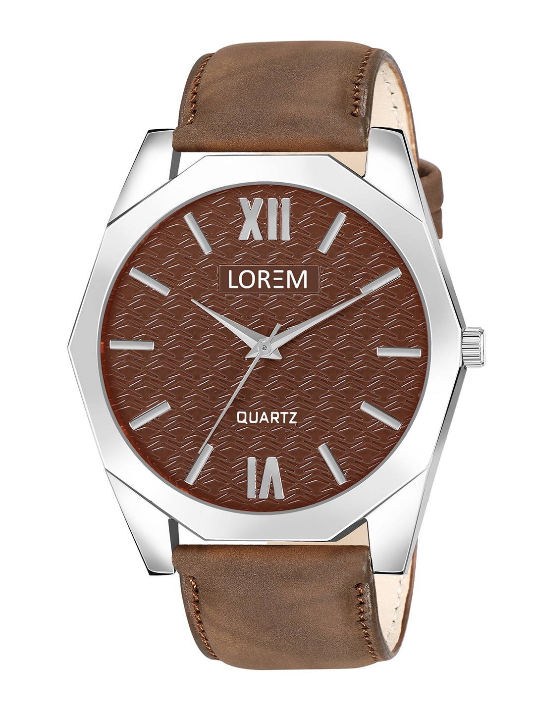 

LOREM Men Straps Analogue Watch LR85-CM, Brown