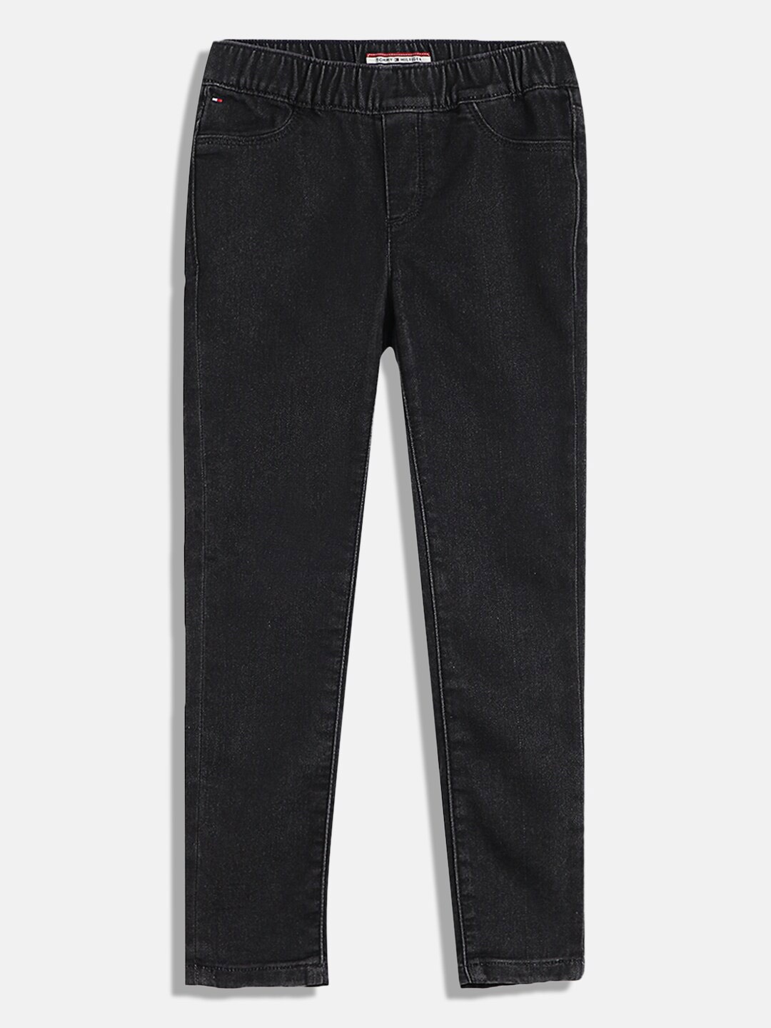 

Tommy Hilfiger Girls Mid Rise Jeggings, Black
