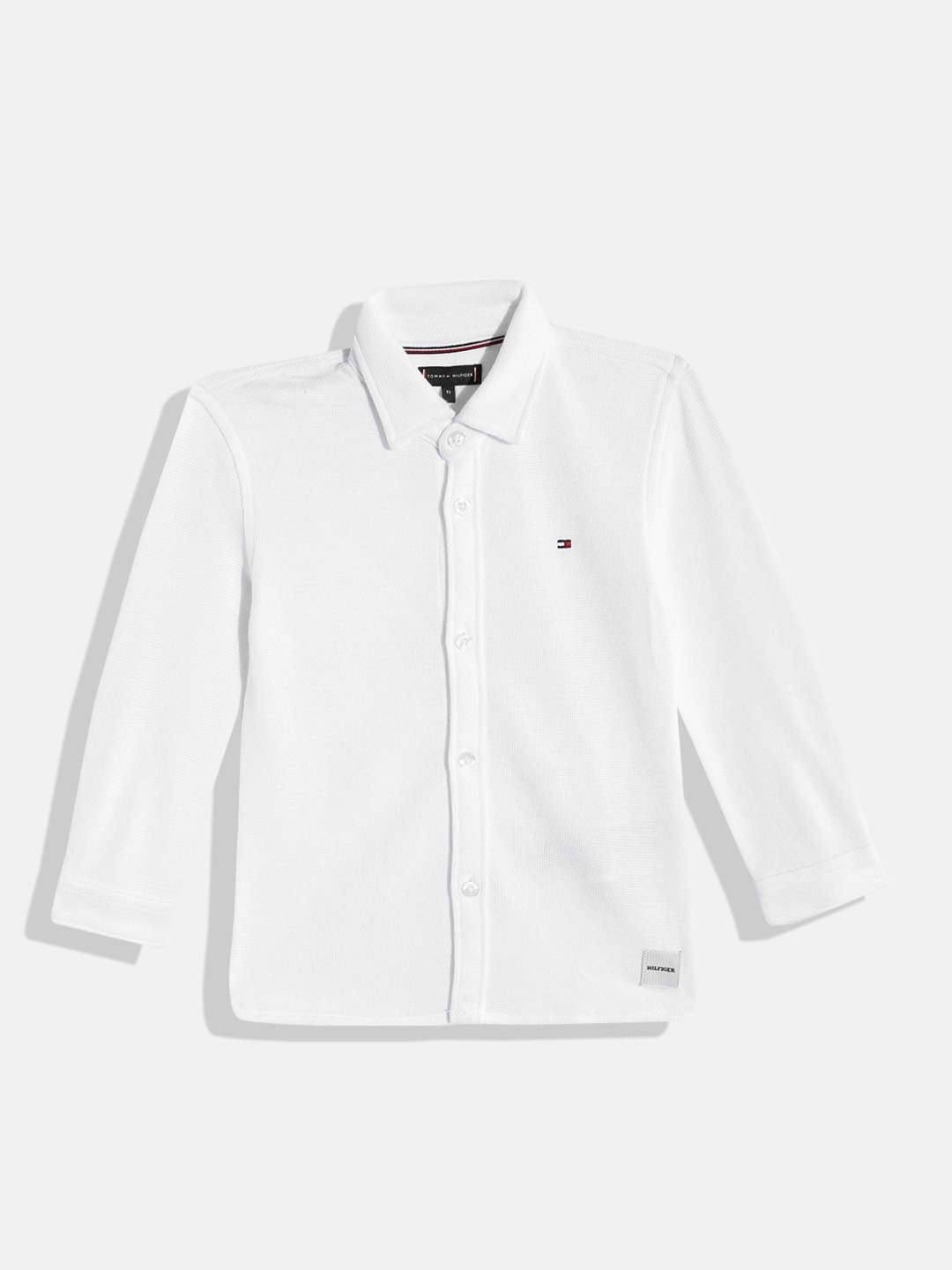 

Tommy Hilfiger Boys Knitted Casual Shirt, White