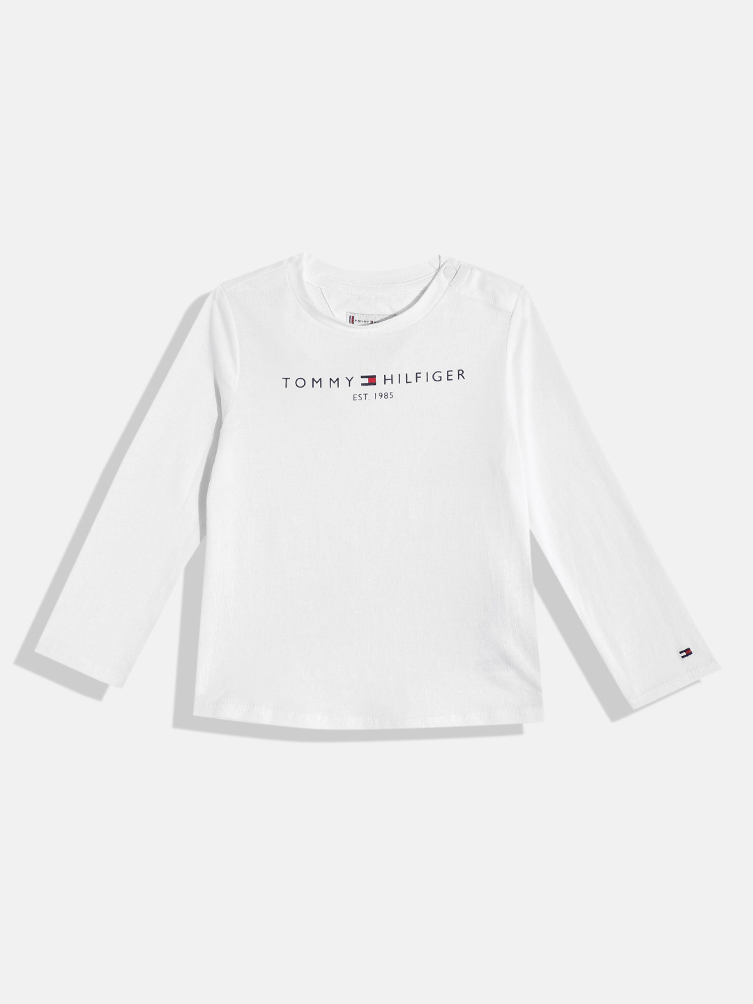 

Tommy Hilfiger Girls Brand Logo Pure Cotton T-shirt, White