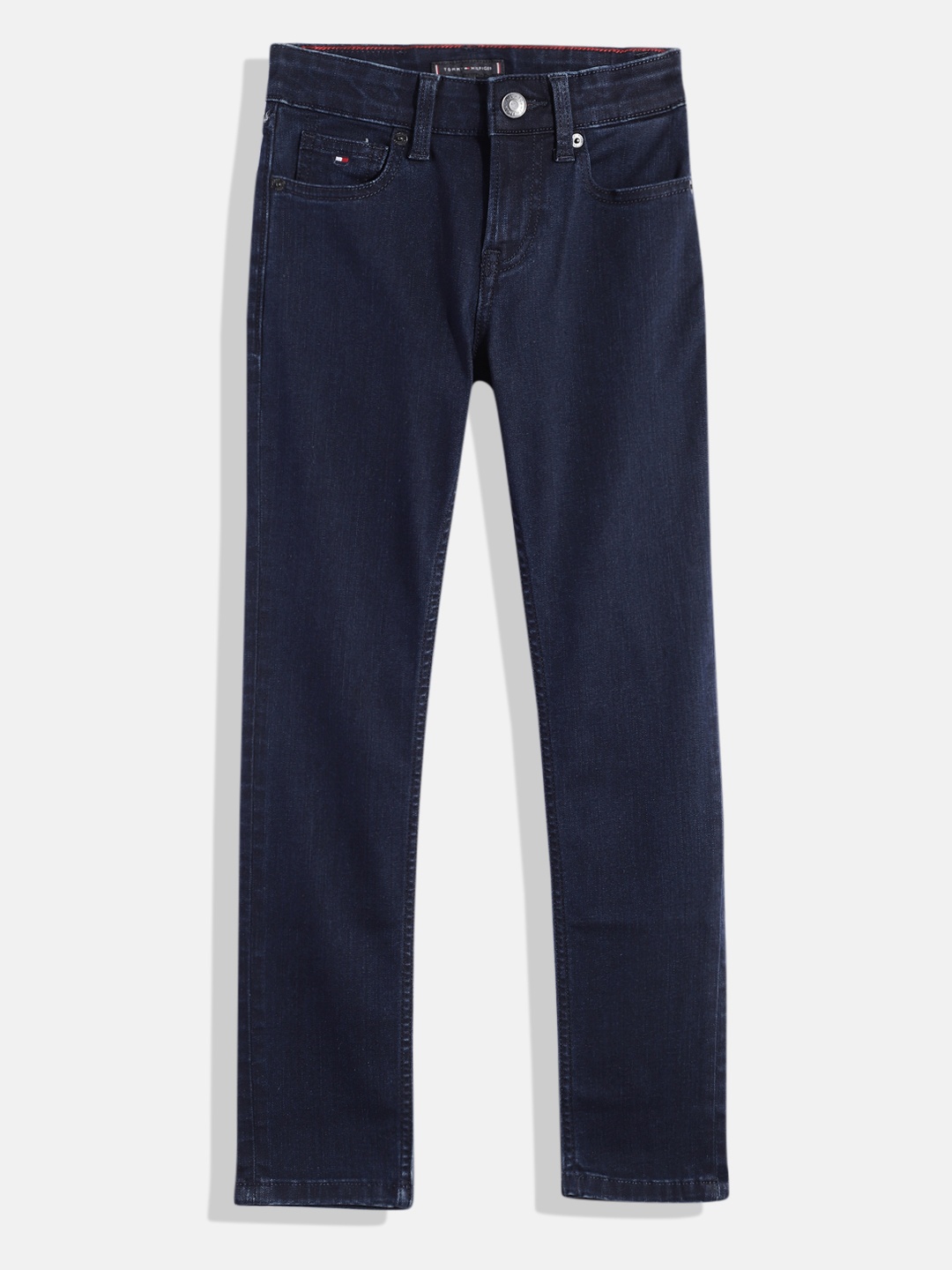 

Tommy Hilfiger Boys Slim Fit Stretchable Jeans, Blue