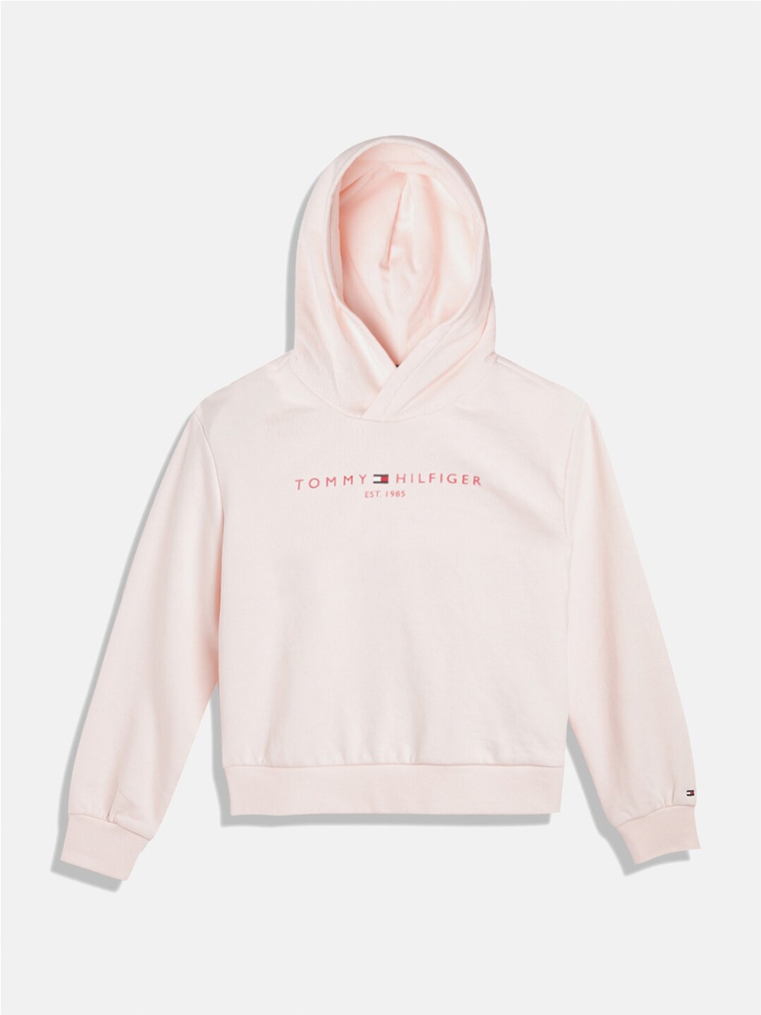 

Tommy Hilfiger Girls Hooded Cotton Sweatshirt, Pink