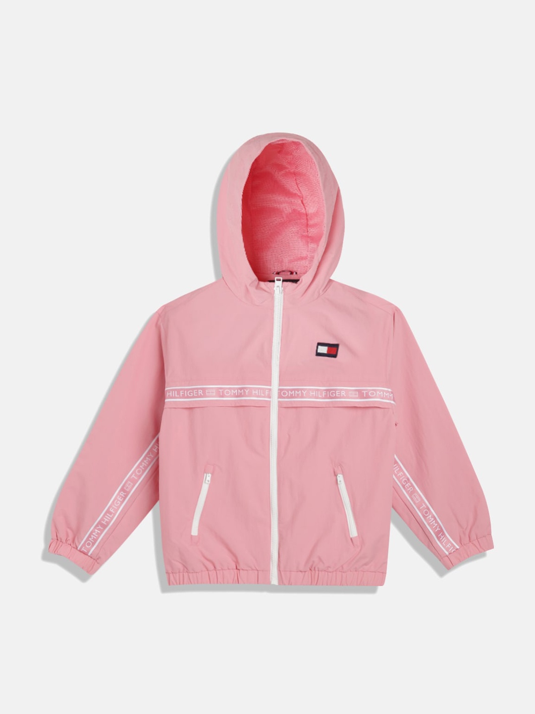 

Tommy Hilfiger Girls Hooded Tailored Jacket, Pink