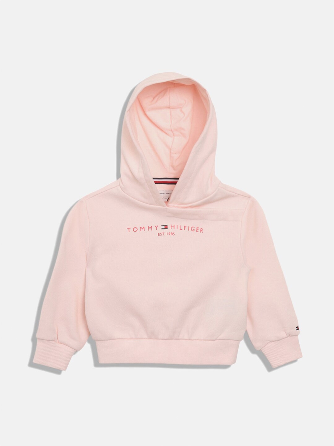 

Tommy Hilfiger Girls Hooded Cotton Sweatshirt, Pink