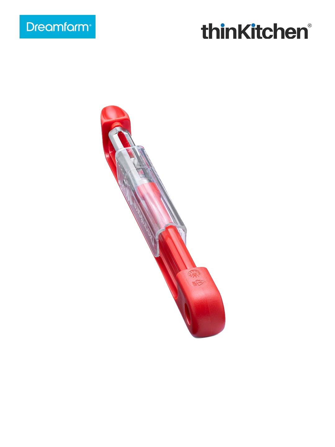 

Dreamfarm Red Stainless Steel Peeler