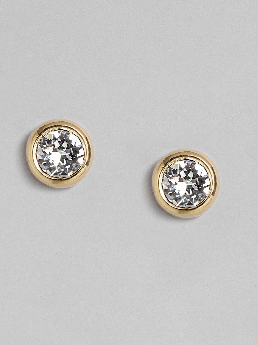 

OLIVIA BURTON LONDON Bejewelled Classic Circular Studs, Gold