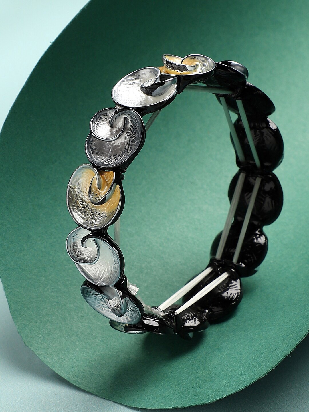 

SOHI Elasticated Bracelet, Silver