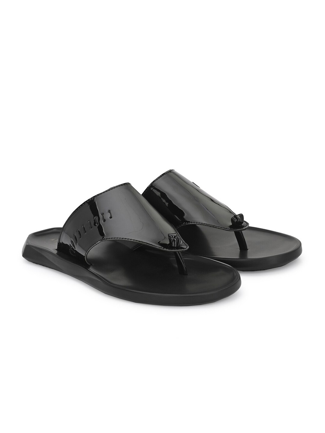 

ATTITUDIST Men Slip-On Thong Flip-Flops, Black