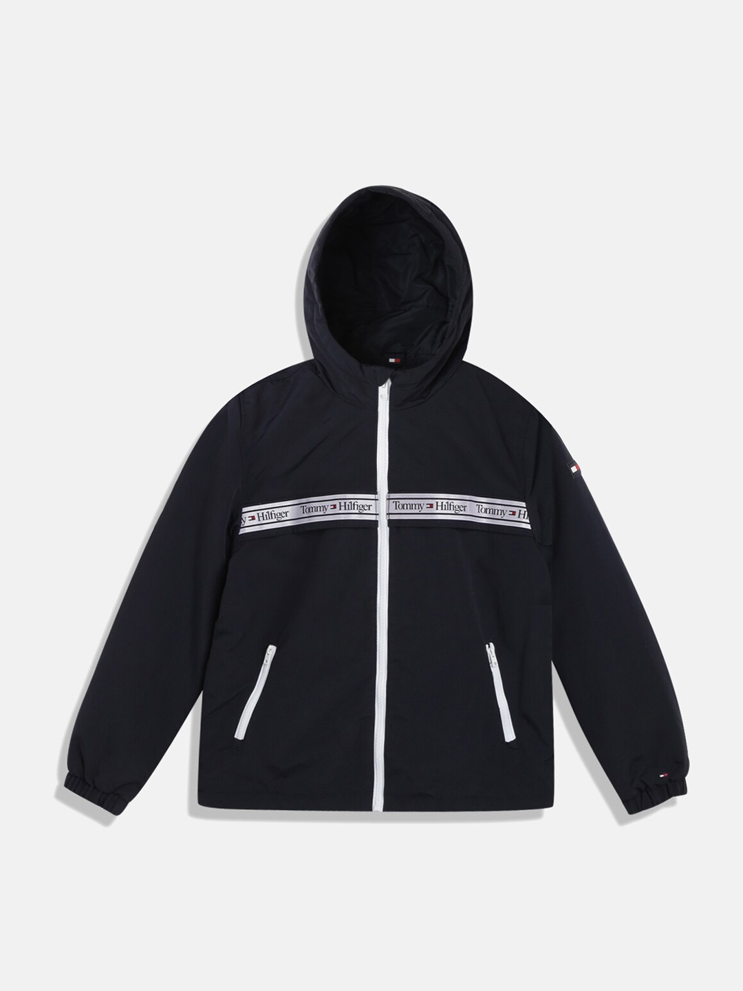 

Tommy Hilfiger Boys Hooded Tailored Jacket, Navy blue