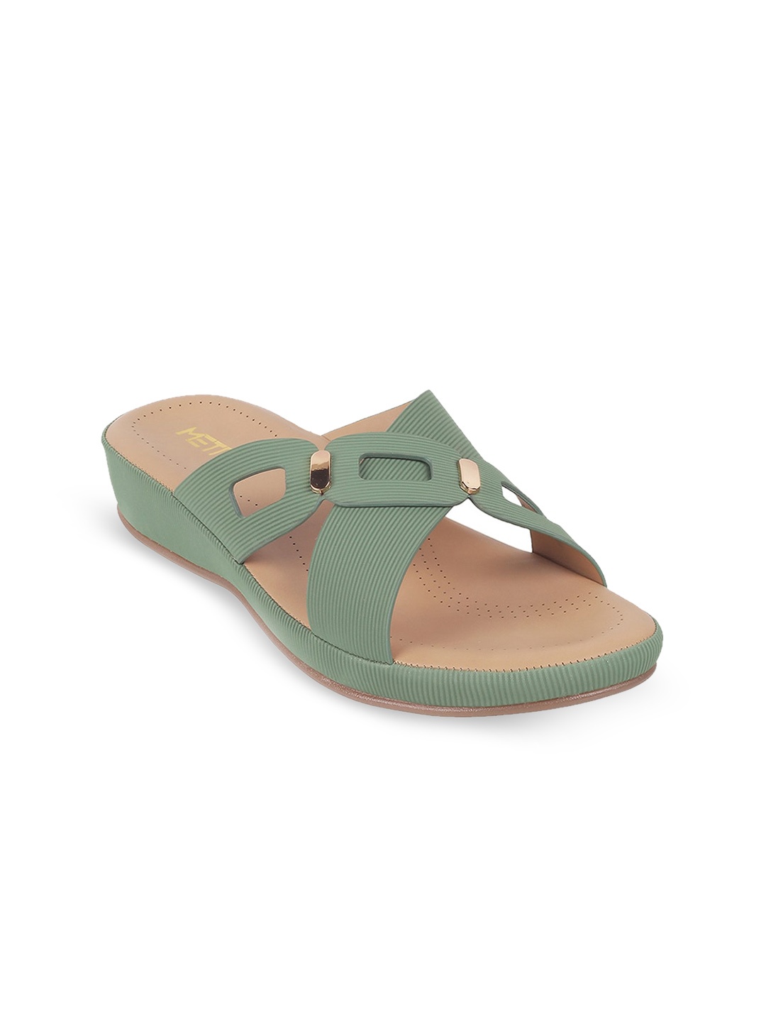 

Metro Embellished Comfort Heels, Sea green
