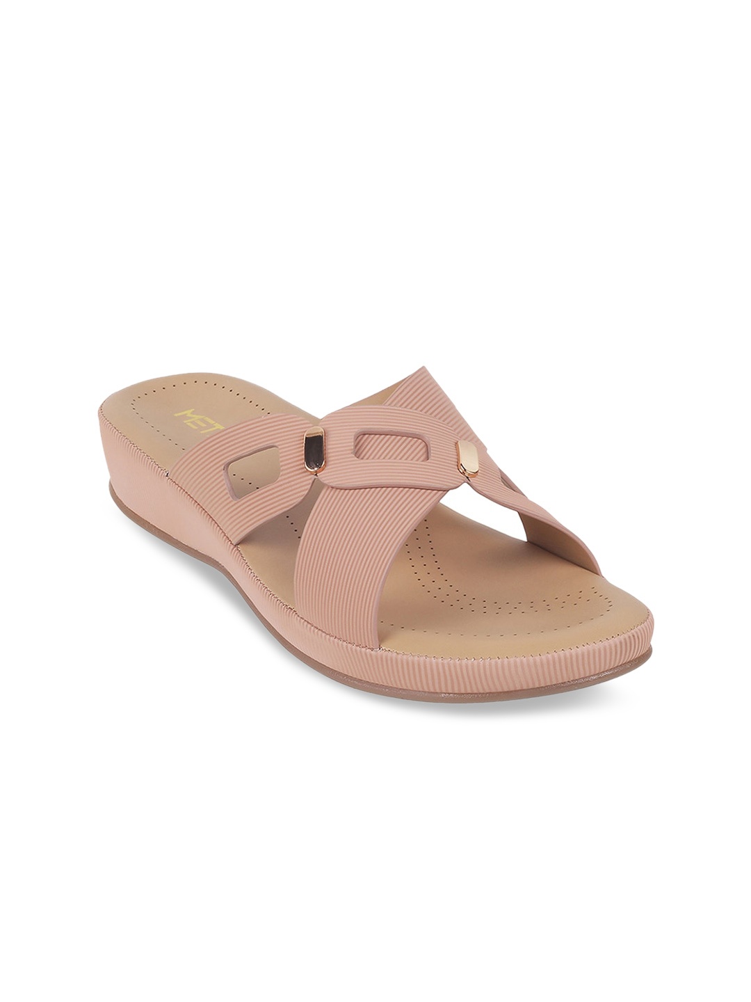 

Metro Women Comfort Heels, Peach