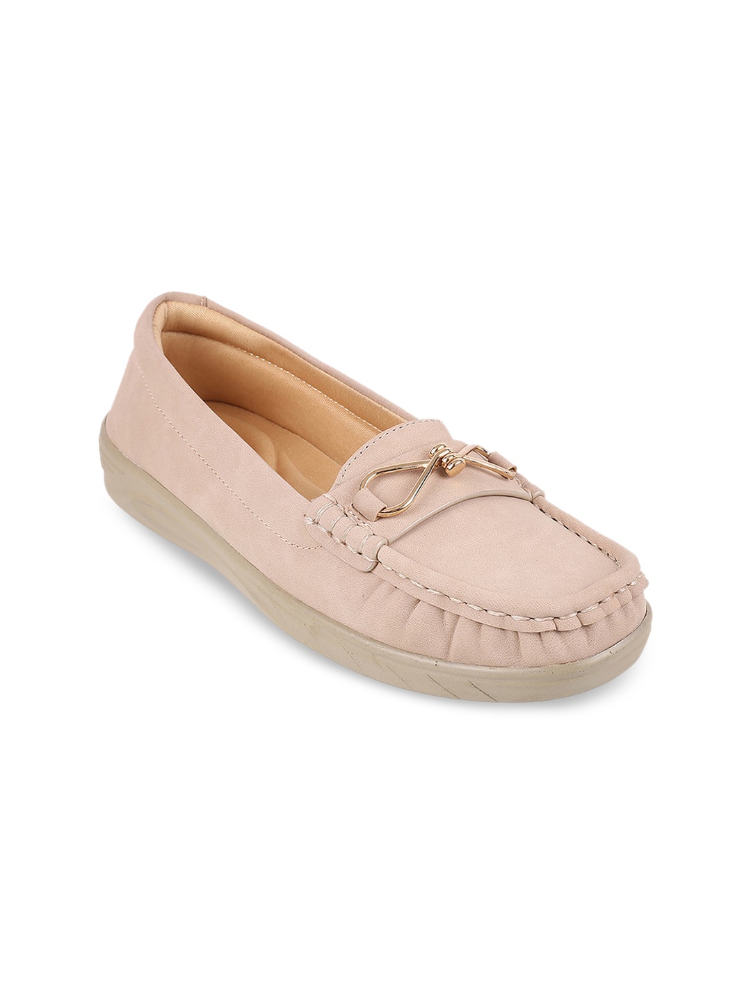 

Metro Women Horsebit Loafers, Beige