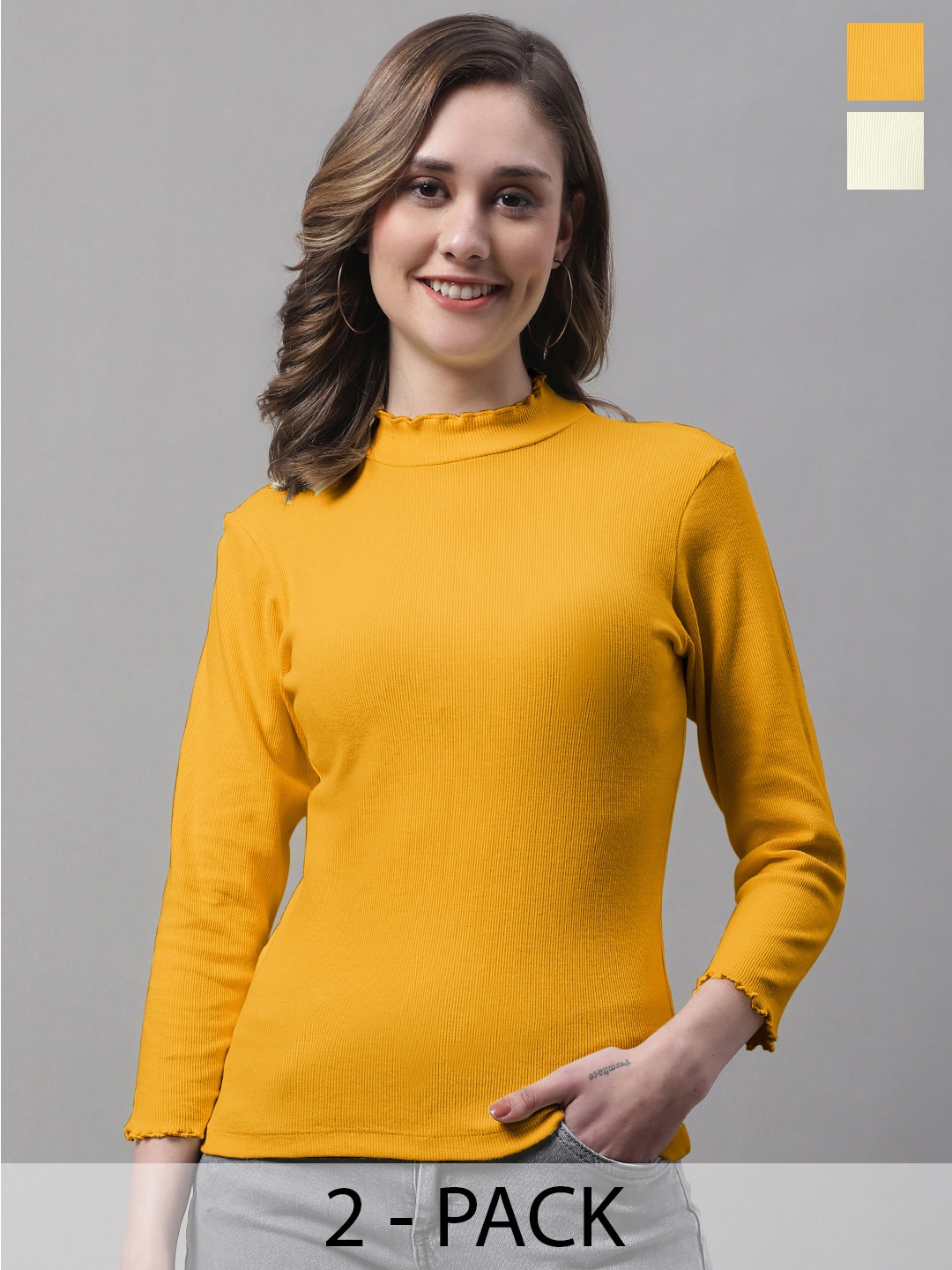 

FBAR Yellow Cotton Top