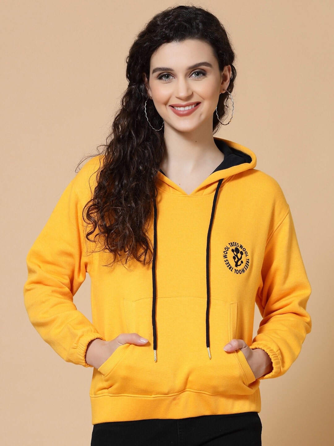 

BAESD Cotton Hooded Pullover, Yellow