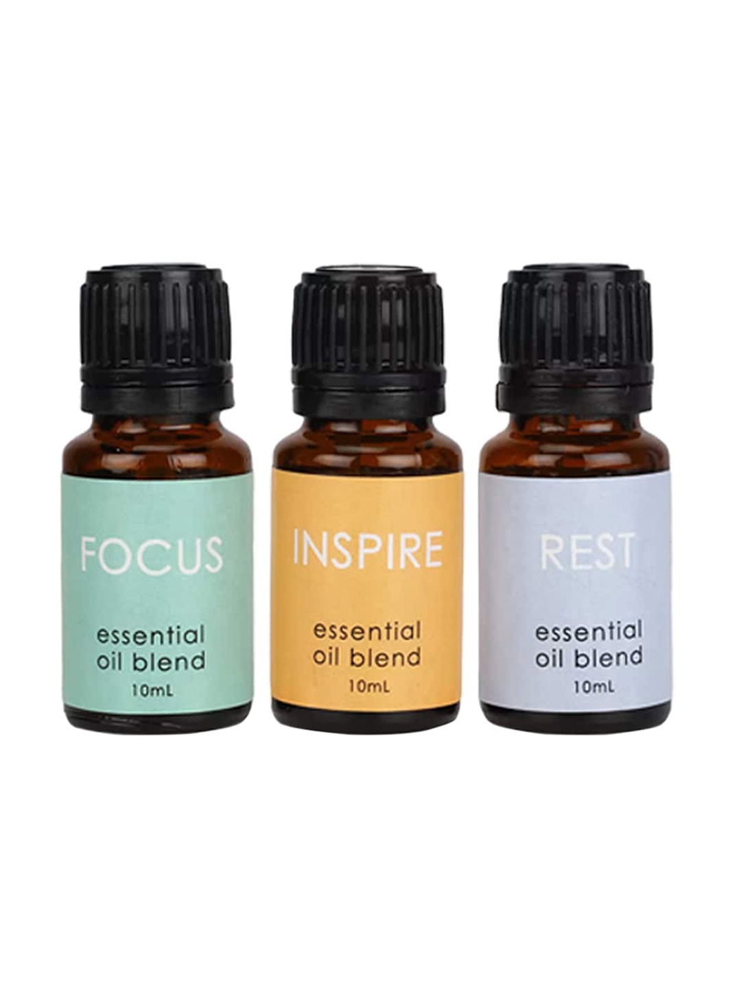 

Anko Brown & Yellow 3 Pieces Am To Pm Essential Oil - 10 ML Each, Coffee brown