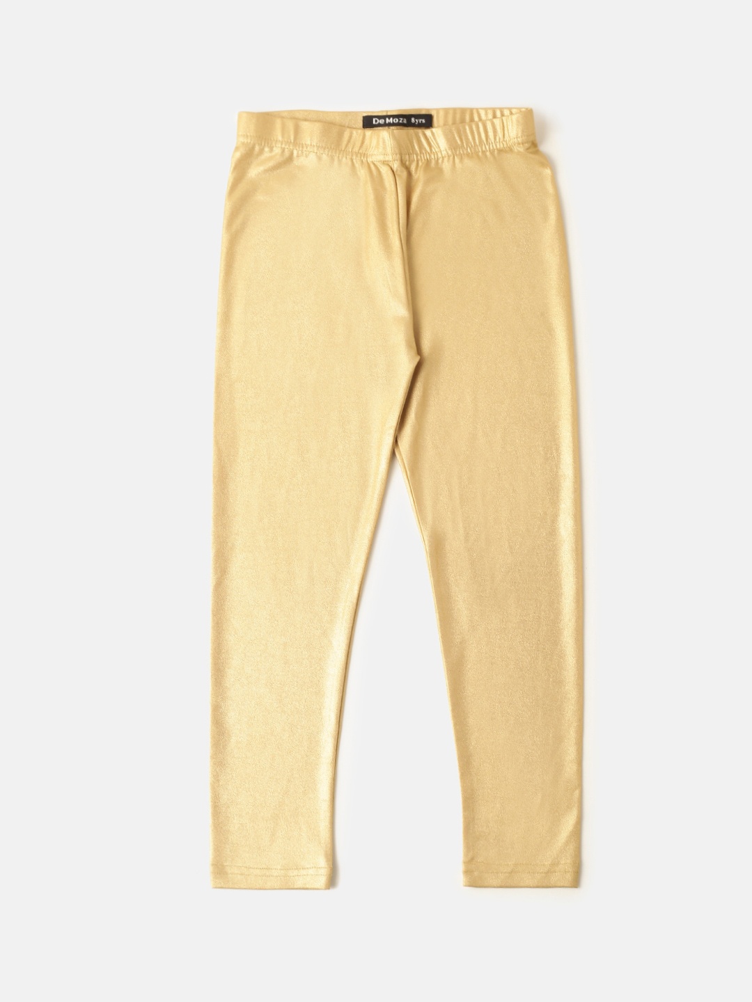 

De Moza Girls Ankle-Length Leggings, Gold
