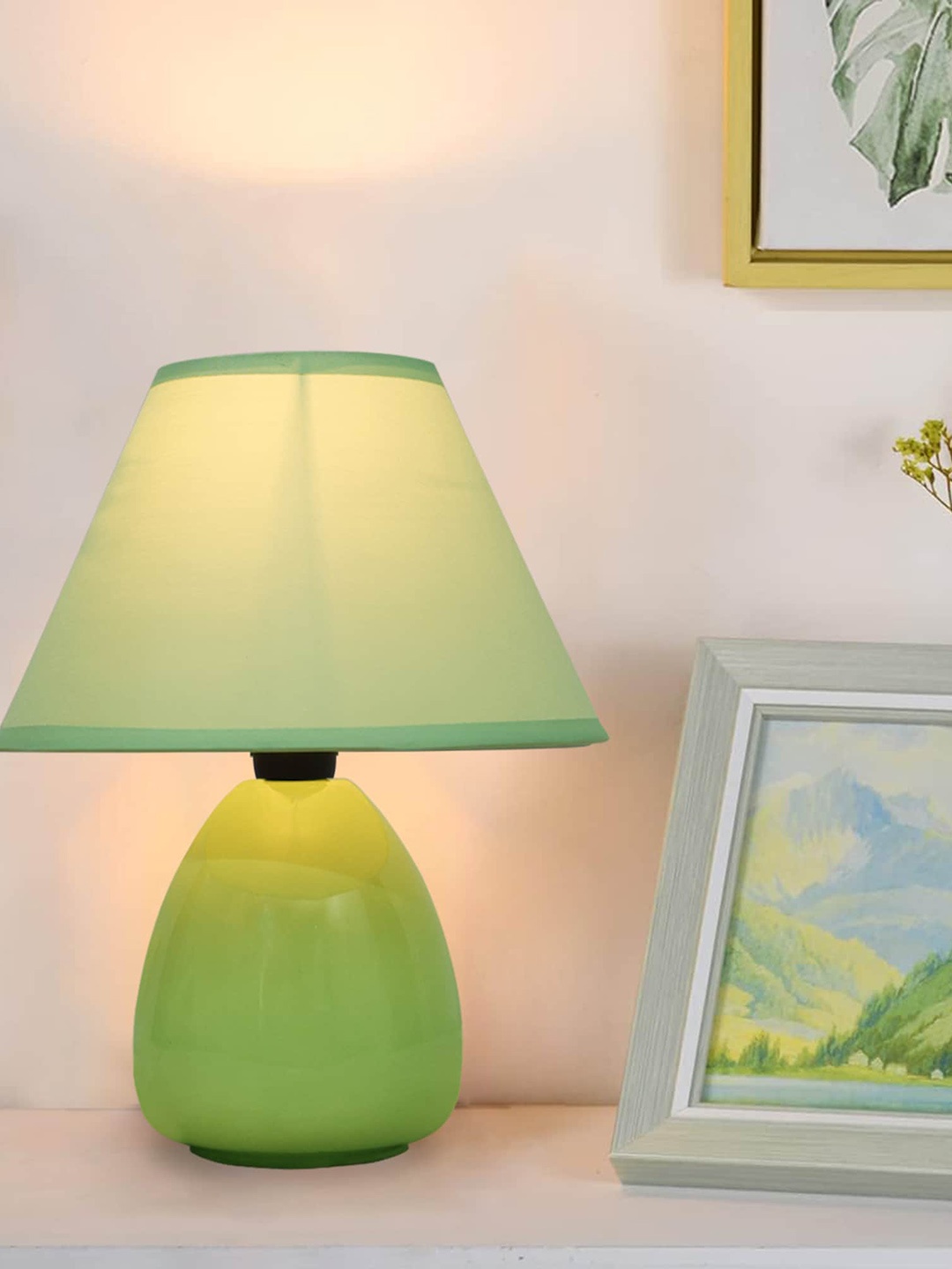 

Homesake Green Ceramic Table Lamp