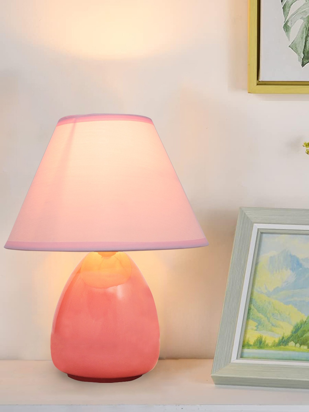 

Homesake Pink Ceramic Table Lamp