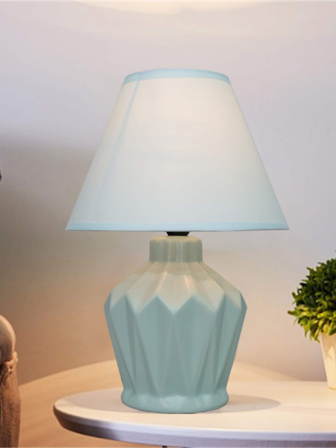 

Homesake Blue Ceramic Table Lamp