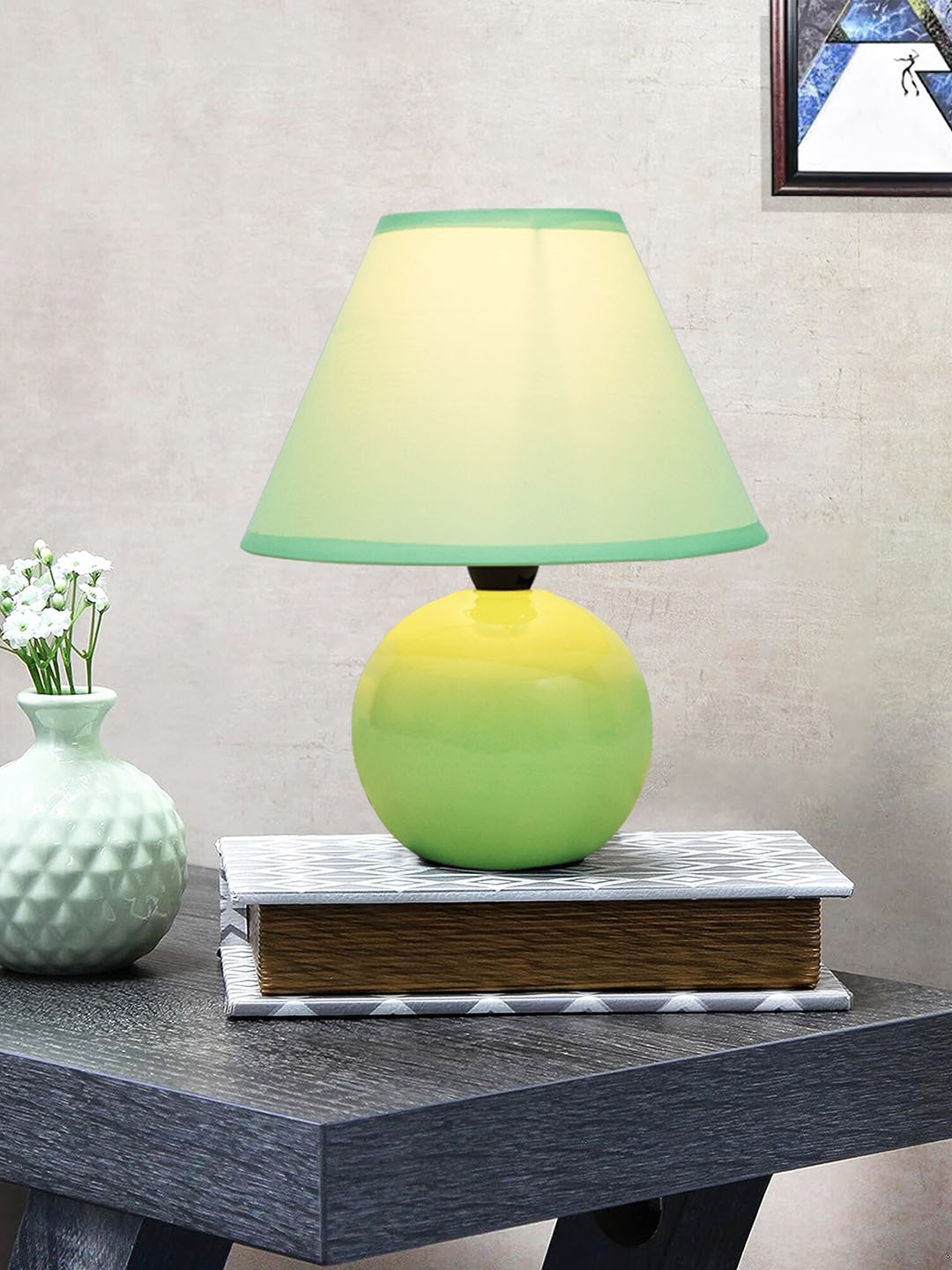 

Homesake Green Ceramic Table Lamp