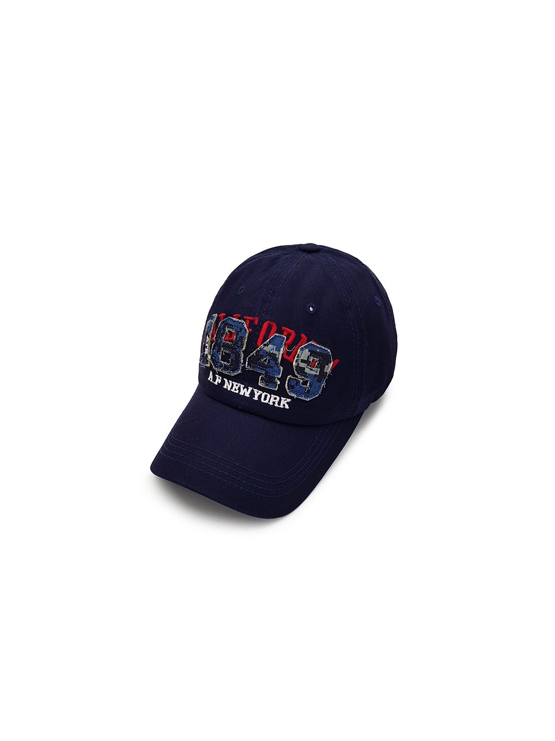 

JENNA Typography Embroidered Baseball Cap, Blue