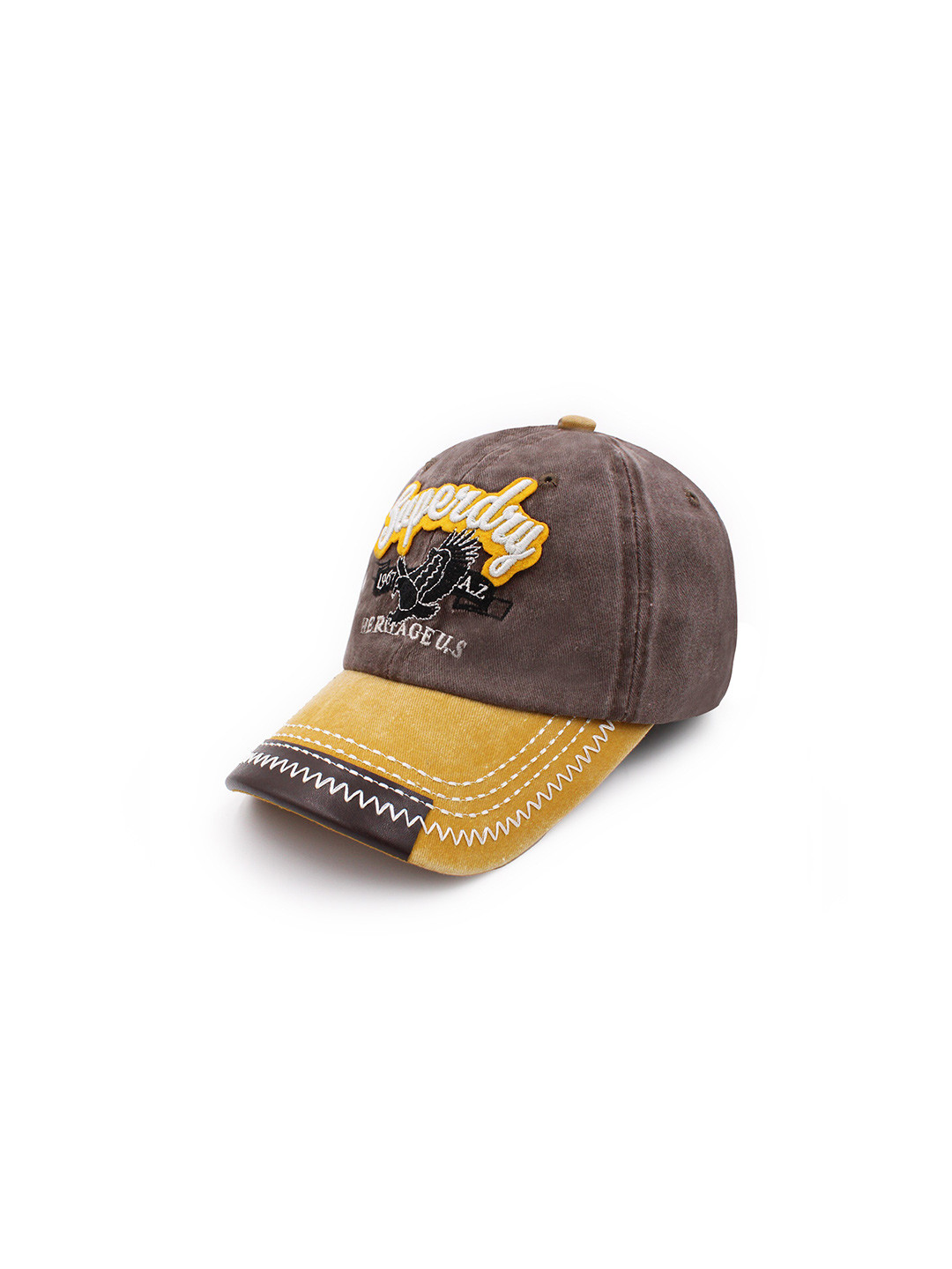 

JENNA Unisex Embroidered Baseball Cap, Brown